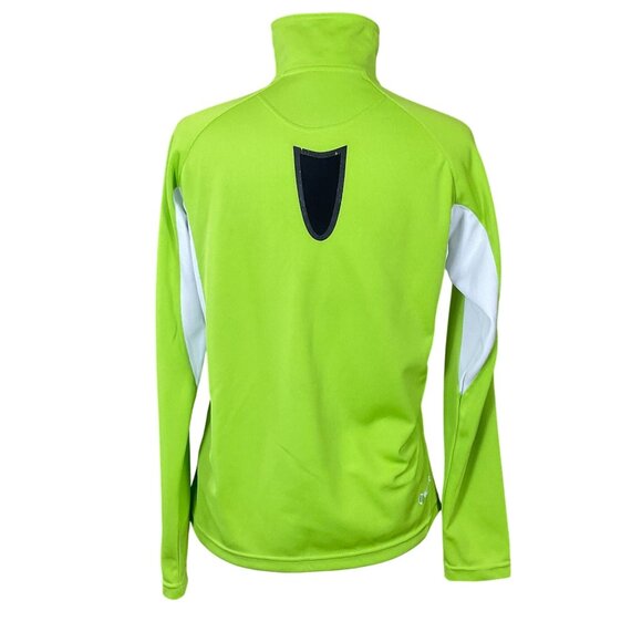 Sunice Vancouver 2010 Winter Olympics Official Merchandise 1/4 Zip Lime Jacket M - Picture 5 of 12